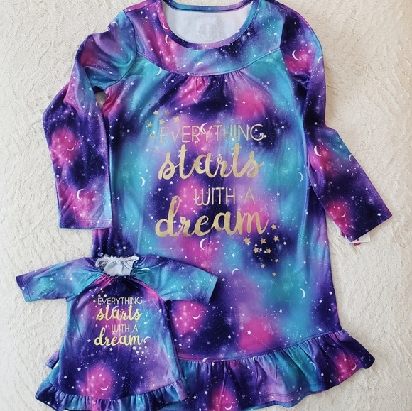 doll and me matching nightgowns